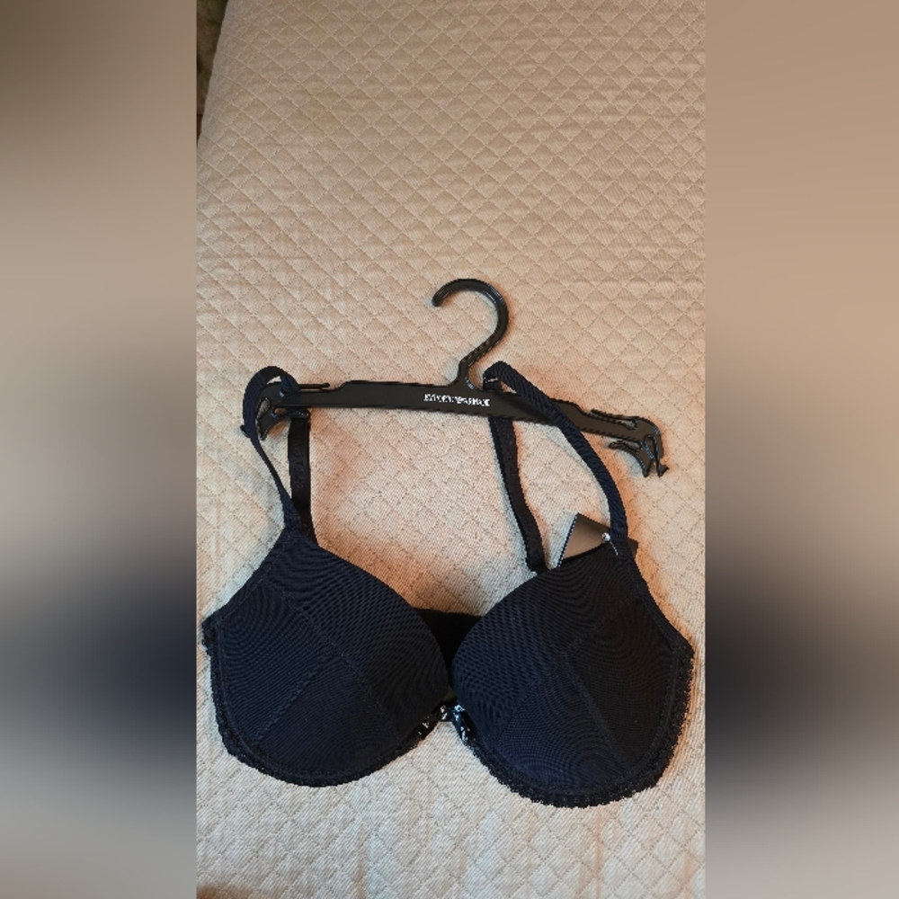 Emporio Armani Midnight Black Bra